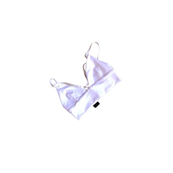 NWT Bebe White Summer Bralette - Picture 3 of 5